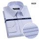 CEO Yageor 2025 New Yager Shirt Herren-langärmelte Baumwollfreie buhnchenfreies Geschäft im mittleren Alter lässig locker kariertes Hemd Langarm 6629 38