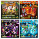 LEGO MINECRAFT 695 Juego de la ciudad de sombra con luces y pequeñas partículas ensambladas bloques de construcción y juguetes 682 rock cave [858 partículas] Renzaima [con luces]