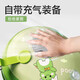 oein baby swimming ring underarm children 6-12 months old baby anti-rolling and anti-choking water gear with inflatable swimming ring lifebuoy Green Winglong swimming ring [Integrated pressing charge] Suitable for 6 months-3 years old