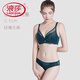 LangSha (LangSha) red underwear for women's zodiac year thin sexy lace suit bra with large breasts showing small gathering bra Red M 70/32B+ pants