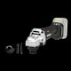 
Angle grinder WU806 brushless grinding cutting polishing lithium charging angle grinder power tool WU806+WU3884.0 dual electric fast charging
