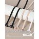 
Tan Beiman underwear thin shoulder straps replace transparent underwear invisible removable exposed bra with halter neck non-slip and mark-free accessories Underwear thin shoulder straps 5mm [skin + black + white] 3 pairs of non-slip and comfortable, sexy and versatile, skin-friendly and trace-free