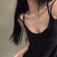 Sexy women's pajamas in summer new style with chest pad suspender nightgown for ladies pure slim and solid color student home clothes 686 gray suspender skirt [with chest pad] M [Suggested 95 Jin [Jin equals 0.5 kg]]