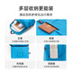 OIWAS backpack for women backpack travel storage bag for men large capacity multi-layer storage bag travel lightweight schoolbag bright blue