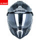 LS2 Fibra de carbono de carbono Tensión Tensión Tensión Casco Casco Motocicleta masculina Casco completo Casco Four Seasons Transpirable Doble Lente MX701 Modelo de fibra de vidrio - Escalera gris para cubierta de cabeza de seda de hielo Summer XXXXL (64 cm Recomendado)