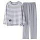 Antarctic pajamas couple long sleeve pure cotton suit spring and autumn Korean style thin cute large size cover full cotton home clothing 9921 M women_