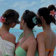 Plumeria-Schnappclip für Frauen 2025 Neues High-End-Haarzubehör Clip Kopfschmuck Haarclip großer Hinterkopfhai-Clip 1396C (Orange Plumeria Snatch Clip)