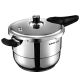 
SUPOR (SUPOR) 6629 people praised Galaxy Star Pressure Cooker 304 stainless steel pressure cooker gas induction cooker yse/higher steam grid backup ring 24cm
