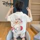 Disney Pajamas Pajamas Summer Seda delgada de altura corta de altura corta Boy Summer Baby Baby de tamaño mediano Juego de ropa para el hogar G-6636# Kapibala 170 Tamaño 8 [Altura 100-110 cm]