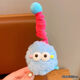 Cute and funny plush fried ugly doll antenna briquette hairpin female hair clip headdress class gift antenna twist clip mixed color