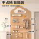 Fenglang Cave Board Dressing Mirror Cave Board Eingang Eingang Eingang Veranda Regal Massives Holzwolkenlager -Rack Wandbügel Dressing [Customized] Größe und Farbe [Elektrische Messkasten/Schalter/Spiegel] Kontakt Kundendienst