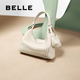 Sac cadeau Belle Bag Femme 2025 Été Nouveau Texture à la mode Sac à armage de banlieue 9275BBX5 WHITE F