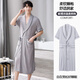 Langsha Nightgown Men's Autumn Modal Modal à manches courtes à manches courtes Pyjamas Home Vêtements de grande taille Pain d'accès à printemps chaud