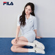 FILA杨幂同款FILA 斐乐女鞋板鞋2025夏季新款星韵鞋厚底鞋子休闲鞋 明亮白/奶油白色-WB 38