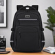Edison große Kapazität Anti-Fall-Rucksack für Männer Business Freizeit Travel Wassersplashing Computer Rucksack Schoolbag Schwarz schwarz