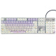 Logitech K845 Mechanischer Tastatur Doppelhaut-Milchpudding PBT Hochwertige Büro E-Sports Grüne schwarze Teeachse Gradient Lila Kaninchenblau Pudding PBT-Material Redachse (linearer Schall ist kleiner) kann nur verkabelt werden