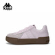 KAPPA women's shoes thick soles German training shoes for women 2025 autumn new pink versatile board shoes for women casual sneakers for women milk tea powder single layer 36 (225mm)