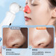 AUX blackhead suction instrument, special small bubbles for beauty salons, household large suction electric cleaner, pore cleaning and hydration, facial blackhead cleaning, acne removal tool, beauty instrument, fully equipped with hot compress model, gentle water suction + four-speed mode + deep cleaning AUX X20 small bubbles (A white)