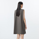 Jnby/Jiangnan Buyi 25 Sommer Neues chinesisches Kleid gerade ärmellose runde Hals weich und bequem 5p5g13570 255/Green Coffee xs