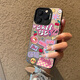 觉予甜甜圈英文苹果16手机壳14plus新款13miniiPhone15可爱11promax女12小众xr7网红8硅胶 【红色】甜甜圈英文3893 iPhone 14 Pro Max