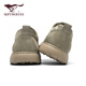 Sieben Wölfe Herrenschuhe Sommer 2025 Neue Ice Silk Canvas-Schuhe Herren atmungsaktueller dünner ultraleuchter weicher Sohle lässig Schuhe bequeme Pendelschuhe Khaki 39