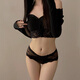 Inner companion 3 pairs of lace panties for women sexy pure desire French style breathable and comfortable 7A antibacterial girls briefs for girlfriend M
