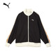 Puma (Puma) Veste en veste en tricot à cordes rétro lâche pour hommes et femmes 2025 Nouveau sport top 633269