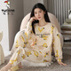 Tucano; Pyjamas de pics de bois pour femmes au printemps et automne coton pur carioton pantalon long à manches longues