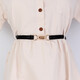 
Women's belt fashionable simple decorative dress waist-hugging versatile white thin belt sexy waist belt 1 cm wide 1661 [black] 90cm