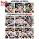 Catman (MiiOW) ice silk pajamas men's summer short-sleeved pants thin young boys summer men's home clothes 2025 new set 12532 [Yunduo Cotton Crepe] M (suggested height 165, weight 90-1