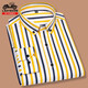 Vintage Car Longärmedose Hemd für Männer 2025 Frühling Neues Anti-Falten-freies Business Casual Striped Shirt für Männer Eyc2106 11xl 3890-110jin [Jin ist 0,5 kg]