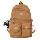 Harajuku style multi-poche grande capacité d'étudiantbag de travail d'étudiant de travail de travail à couple à dos décontracté neutre polyvalent