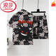 浪莎（LangSha）夏季短袖薄款纯棉睡衣男家居服套装夏天卡通印花韩版男士帅气青年 3271短.袖套装 M (70-100斤)