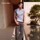 Calvin Kleinjeans [Réplica de la serie 90] 25 Jeans rectos de Spring and Summer New Men's CK Retro 4RB702G W0J-Denim Gray 29