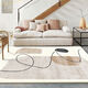 Kezhitu Carpet Crème Style Salon Room Table basse basse japonaise Nordic Nordic Style Sofa Lit Side Bounner Simple Mat ZJ691- 80 * 160cm [Tissu épaissis de haute qualité]