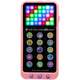 YWZR La máquina de aprendizaje de educación temprana de YWZR Color Música Música Teléfonos móviles Toyes Digital Inglés Arreglo Cognitivo Programación Iluminación multimodo Pure Inglés Color Screen Toys Smart Toys (Pink Pink