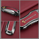 S.Chuang Porsche Key Shell New Cayenne 718Macan Paramela Hebilla Taycan911 Insertar 992 Cubierta de llave A [volcán Rojo] Hebilla del cinturón