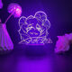 Bonitas sesiones de fotos y sueños de convertirse en una niña mágica figura USB Night Light Dance Shina du Nako Lis Tenkawa Kaorko Anime 4877 Tenkawa Kaorko Monocromio cálido Luz USB Lámpara de lámpara