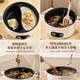 Germany's new Yuanyang electric hot pot household multi-function all-in-one dual-control Yuanyang pot is great, thickened and deepened 1 inch 8L large capacity - Yuanyang electric hot pot (about 10 people)