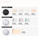 KATO-KATO Three Color Concealer Concealer Palette Covers Dark Circles, Acne Marks, Spots and Nasal Lines Birthday Gift for Women Recommended N01 Cream Cheese 3 Colors-Natural Color
