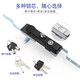 Weitu Cabinet Distribution Box Lock MS829 Electric Cabinet Trolley Lock MS828 Cabinet Connection Box Lock Tiandi Large Chassis Door Lock TK829-1P Black Zinc Alloy-with Hanging Opening