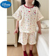 
DISNEY Disney Day Single Girls Pajamas Double Layer Gauze Parent-Child Baby Boys Fashion Summer Thin Shorts Colored Cat Cotton Shorts Shorts 150