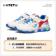 Zapatos de deportes para niñas de Carter Rabbit Children 'Sports' Sports 2025 Autumn New Product Casual Daddy Daddy Spre-Slip Resistente y portátil Amplia, transpirable zapatos ligeros blancos y rojos 30 longitud interna de aproximadamente 19.5 cm de longitud de los pies aproximadamente 18.5-19.0