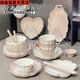 Sanqihuqipai Keramikschalen und Teller Tabelle Hochtemperatur Unterglasur farbige Hauswärmungsgeschenkschalen und Tellerschalen und Essstäbchen Set Home verwenden Set 8,5-Zoll-Blumenplatte Gold Zeichnung 2 Stücke 1276 2 Stück Set