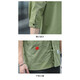 [Ropa de trabajo de estilo coreano] Camisa de siete hombres sueltos de siete puntos de manga larga de siete puntos de manga larga de manga de manga a media manga a media manga de verano 701 caki xl