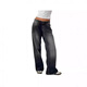 Lee Kids American Retro Low Raise non élastique lavage droit de lavage droit pour les femmes Pantalons féminins de la rue à l'automne