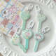 Ha Fanyou Xiaofresh Mint Green Cartoon Keychain Ins Simple Girl Heart School Tasche Anhänger beste Freunde Paar Geschenke und Schmuck jeweils (5 insgesamt)