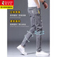 Jeans Woodpecker Jeans Los pantalones delgados delgados de los hombres delgados de los hombres, los pantalones elásticos delgados de la marca delgada, los pantalones rectos elásticos 6636 gris 30 (circunferencia de la cintura 2 pies 3)