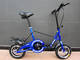 OEMG Japanese imported quality bicycle 12-inch folding bike folds in one second, super easy to carry, alloy blue 12 inches 12 inches