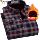 Woodpecker (TUCANO) Woodpecker Pure Cotton Plus Fleece Thickened Warm Shirt Men's Winter Business Casual Middle-aged Furniture Cotton Plaid Shirt 6627 38